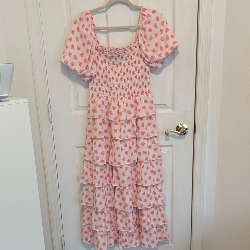 Pink Floral Dress